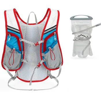 Новейший сверхлегкий 8-литровый рюкзак INOXTO для бега, марафона, велосипедной сумки для воды, с 1,5-литровым мешком для воды 13