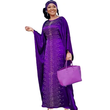 Новые африканские платья для женщин dashiki vetement femme 2023 robe africaine bazin riche Анкара плюс размер платье африканский головной платок 15