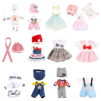 Новые куклы Ob11 10 см, Кавайная карманная кукла с одеждой, наряд, платье, сюрприз, 1/12, детские куклы Bjd, фигурки, игрушки для девочек, подарки 4