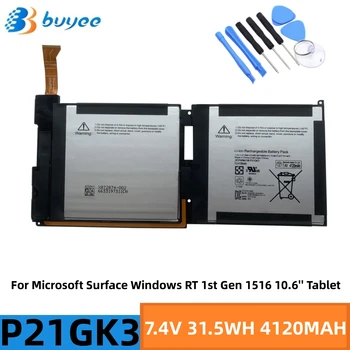Новый Оригинальный аккумулятор P21GK3 для Microsoft Surface Windows RT 1st Gen 1516 10,6 