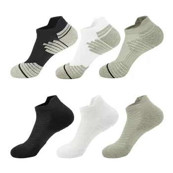 носки женские носки мужские носки спортивные носки Унисекс, Однотонные носки с низкой трубкой для мальчиков, носки для девочек, акриловые толстые (зимние) повседневные носки 6