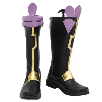 Обувь для Косплея Genshin Impact xiao, аксессуары для костюмов на Хэллоуин, изготовленные на заказ 12