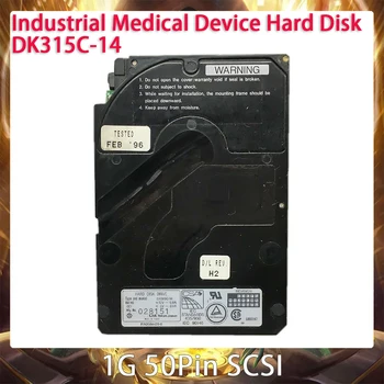 Оригинальный жесткий диск промышленного медицинского устройства DK315C-14 для жесткого диска HItachi 1G 50Pin SCSI Работает идеально Быстрая доставка 15