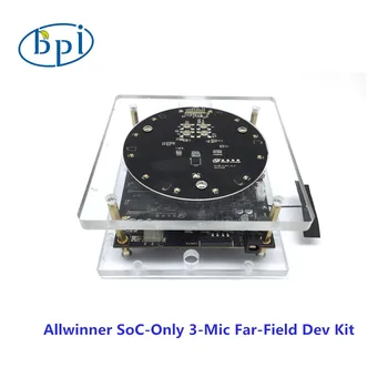 Официальная печатная плата BPI-R18 Allwinner с 3-микрофонным комплектом для разработки устройств дальнего действия Allwinner SoC 6