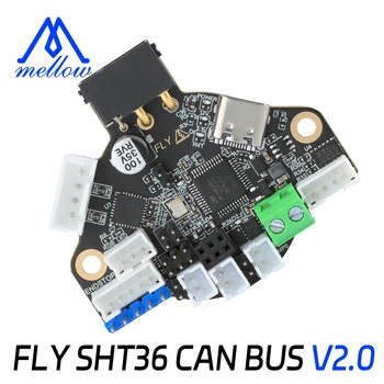 Плата Mellow Fly-SHT V2.0 С кабелем Can длиной 1 М для Klipper Hotend HeadTool, Canable Canbus и использования PT100/Encoder для 3D-принтера 4