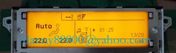 Поддержка экрана USB Двухзонный воздушный Bluetooth дисплей желтый монитор 12 pin для Peugeot 307 407 408 экран Citroen C4 C5 экран 9