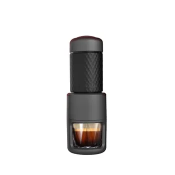 Портативная кофеварка Nespresso, Эспрессо, Перезаряжаемая Кофемашина для путешествий на открытом воздухе, встроенный аккумулятор, порошок для извлечения и капсулы 9