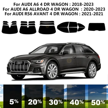 Предварительно Обработанная нанокерамика car UV Window Tint Kit Автомобильная Пленка Для Окон AUDI A6 ALLROAD 4 DR WAGON 2020-2023 9