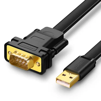 Преобразователь USB в RS232 Com Serial DB9 Плоский кабель для Win10 WIN8 MAC SERVER2008 INDUSTRY FTDI FT232 1