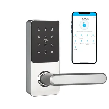 Приложение Smart TT Lock, электронная клавиатура с сенсорным экраном, комбинация паролей, дверной замок 2