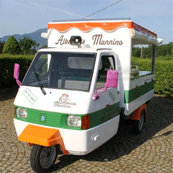 Продается Передвижной Кофейный фургон Piagio Ape Ice Cream Juice Bar с уличной Едой 7