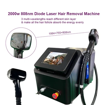 Профессиональный диодный лазер для удаления волос с тремя различными длинами волн для всех типов волос - Прост в использовании в домашних условиях 6
