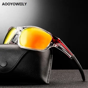 Роскошные Спортивные Поляризованные Солнцезащитные очки Мужчины Женщины Для Вождения, Рыбалки, Спорта, Винтажные Солнцезащитные Очки Для Мужчин, Мужские Водительские Очки, Очки UV400