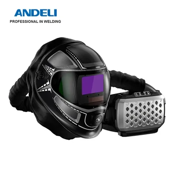 Сварочный шлем ANDELI с автоматическим затемнением и системой очистки воздуха