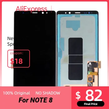 Сенсорный Экран N950F Заменяет Сегунду Amoled N950N Para Note8 Galaxy Display В Сборе ЖК-дисплей Для Samsung Note 8 8