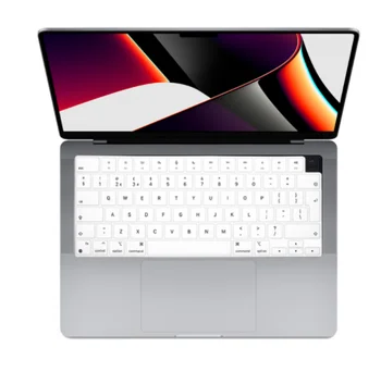 Силиконовый чехол для клавиатуры MacBook Pro 14/16 Дюймов A2442 A2485 A2780 A2779 для MacBook Air 13 Дюймов 2022 М2 A268of Версия для ЕС 3