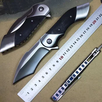 Складной нож Новый стиль 8cr17mov сталь охотничий тактический карманный нож для выживания твердость 58 HRC EDC инструмент высококачественный подарочный нож 4