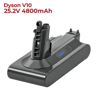 Сменный аккумулятор Dyson V10 4800 мАч, литий-ионный аккумулятор 25,2 В, совместимый с беспроводным пылесосом Cyclone V10 Animal V10 3