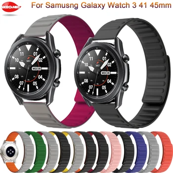 Сменный ремешок для Samsung Galaxy Watch 3 41 мм 45 мм Силиконовый ремешок для Samsung Galaxy Watch 42 мм 46 мм/Active 1/2 Ремешки для наручных часов 3