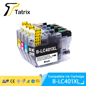 Совместимый Чернильный картридж Tatrix Высокой емкости LC401XL 401XL LC401 Для принтера Brother MFC-J1010DW MFC-J1012DW MFC-J1170DW 2