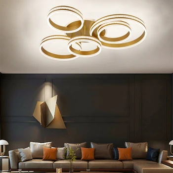 Современная гостиная светодиодный потолочный светильник освещение спальни лампа для виллы ресторана освещение комнаты для гостей отеля материал алюминиевого сплава