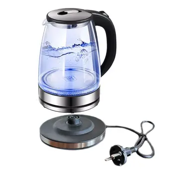 Стеклянный Электрический Чайник для быстрого нагрева воды и нагреватель для чая, кофе, молока Новый Челночный корабль 7