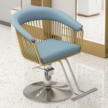 Стулья для парикмахерских, парикмахерские кресла, кресла для парикмахерских, предназначенные для стрижки волос под углом, глажки и окрашивания в магазине Red Tide 11