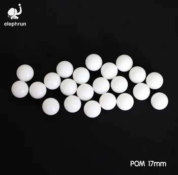 твердые пластиковые шарики Delrin Полиоксиметилен (POM) 17 мм/Celcon для шаровых кранов и подшипников 15