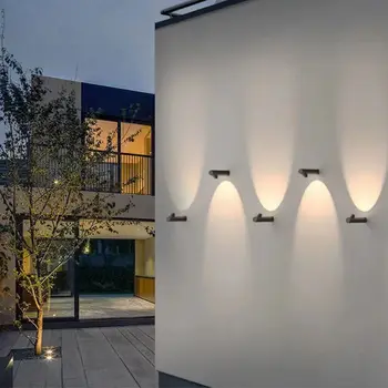 Уличная водонепроницаемая Бамбуковая декоративная настенная лампа в Скандинавском стиле, Современная гостиная, лестница, Спальня, Креативная настенная лампа для мытья стен 2