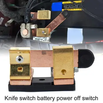 Универсальный выключатель отключения автомобильного аккумулятора Мотоцикла с медным лезвием для отключения питания на боковой стойке автомобиля 9