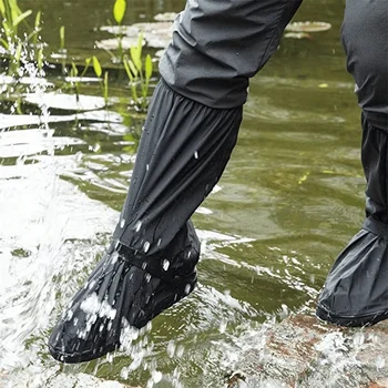 Универсальный длинный водонепроницаемый чехол для ботинок Креативный водонепроницаемый многоразовый мотоцикл, Велоспорт, непромокаемые бахилы для ботинок, непромокаемая обувь