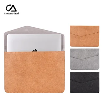 Фирменная сумка для ноутбука из искусственной кожи, чехол-накладка для MacBook Air Pro M1 M2 13.3,13.6