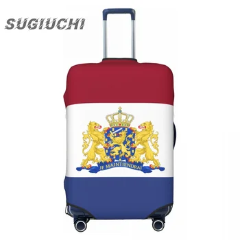 Флаг страны Нидерланды, Чехол для багажа, Аксессуары для путешествий, Эластичный Пылезащитный чехол с принтом, сумка-тележка, Защитный чехол 2