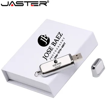 Флэш-накопители JASTER USB 2.0 128 ГБ с пользовательским логотипом Memory stick 68 ГБ Бумажная коробка Флеш-накопитель 32 ГБ Флешка с цветной печатью 16 ГБ 8 ГБ 4 ГБ 3