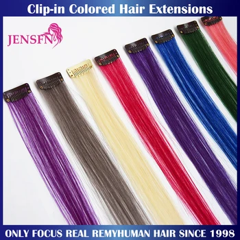 Цветные пряди для наращивания, цельные пряди для наращивания человеческих волос 22 дюйма для салона красоты для женщин, различные цвета