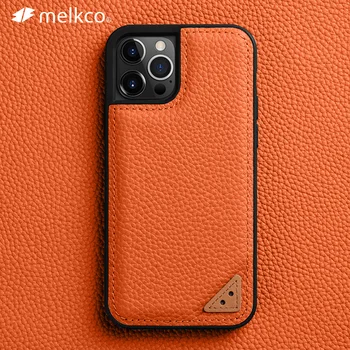 Чехол Melkco Премиум из натуральной кожи для iPhone 12 Pro Max mini, роскошный модный деловой чехол из натуральной воловьей кожи TPU, чехлы для телефонов из ПК 14