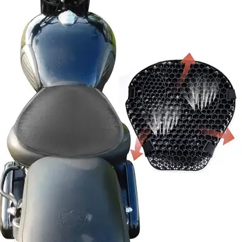 Чехол для сиденья мотоцикла с воздушным потоком, сотовая мотоциклетная подушка, дышащие подушки, Аксессуары для защиты от давления