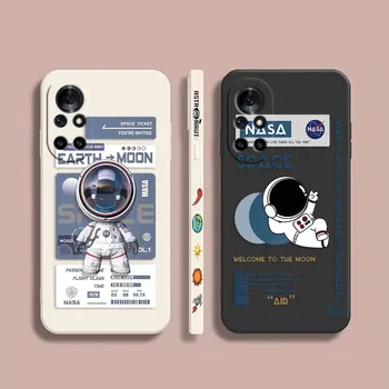 Чехол для телефона Huawei NOVA 7 6 5I 5 4 3 3I 2S 8 9 10 SE PRO PLUS 5G Чехол Funda Cqoue Shell Capa Забавный Выход астронавта в открытый космос 12
