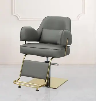 Чистое красное парикмахерское кресло hair salon special haircut chair 8