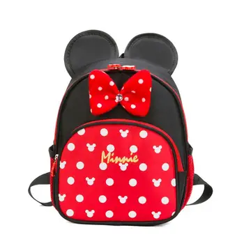 Школьная сумка Disney с Микки и Минни для мальчиков и девочек, детская сумка, Детский рюкзак, рюкзак для детского сада, детские школьные сумки, ранец
