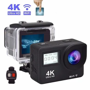 Экшн-камера 4K HD Двойная 2,0 