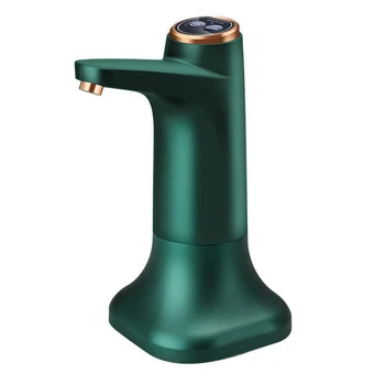 Электрический насос для бутылок с водой с базовым USB-диспенсером для воды, Портативный автоматический Водяной насос, ведро для бутылок - зеленый 15