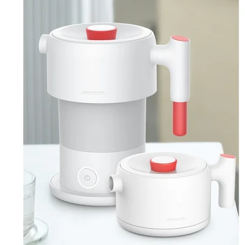 Электрический чайник DH202 портативный складной электрический чайник, заварочный чайник с защитой от высыхания 4